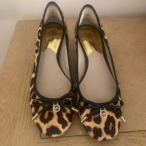 Micheal Kors block low heeled ballet slippers